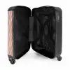 Zachtroze tijgerstrepenpatroon NBS - Handbagage koffer - Volwassenen Unisex middel -binnenkant
