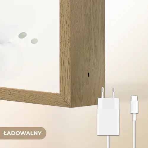 Luipaard - Dier - Kinderen Light Box met batterij (Wandlamp kind) middel -USP_websiteoplaadbaarNL