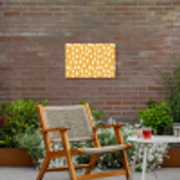 Halloween - Spookjes - Oker Tuinposter op houten frame 2 cm dik klein 845 -sfeer3