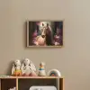 Paard - Bloemen - Roze - Natuur - Bos Light Box met batterij (Wandlamp kind) middel -sfeer2_kind
