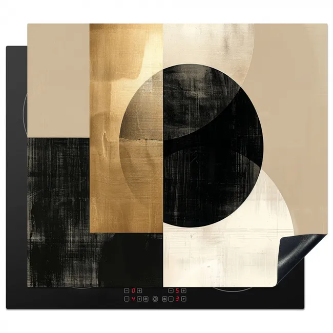 Harmonie in Vier Delen Inductie beschermer vinyl 3mm middel -3d