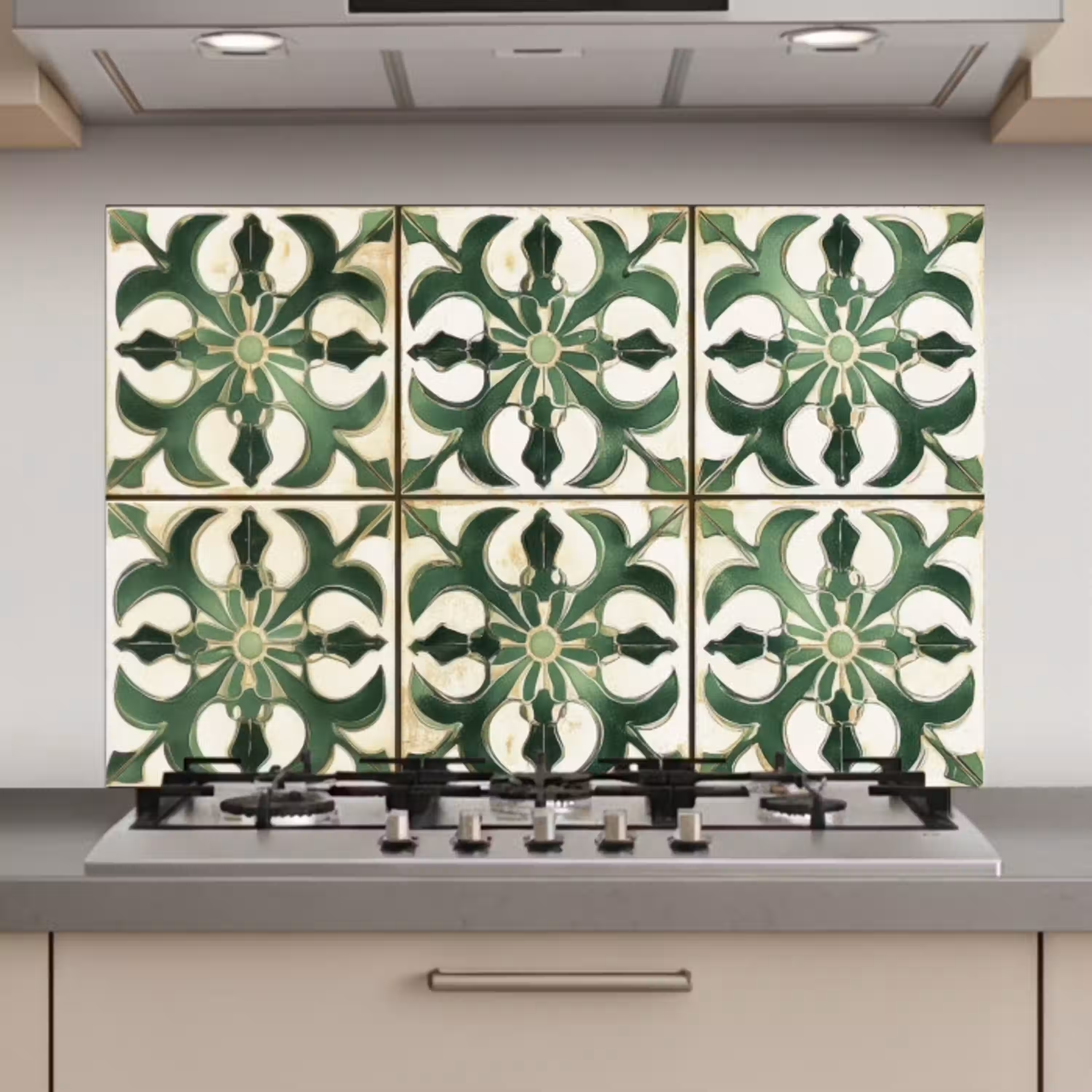 Interieur - Keramiek - Decoratie - Spaans keuken achterwand spatscherm klein -3d_website