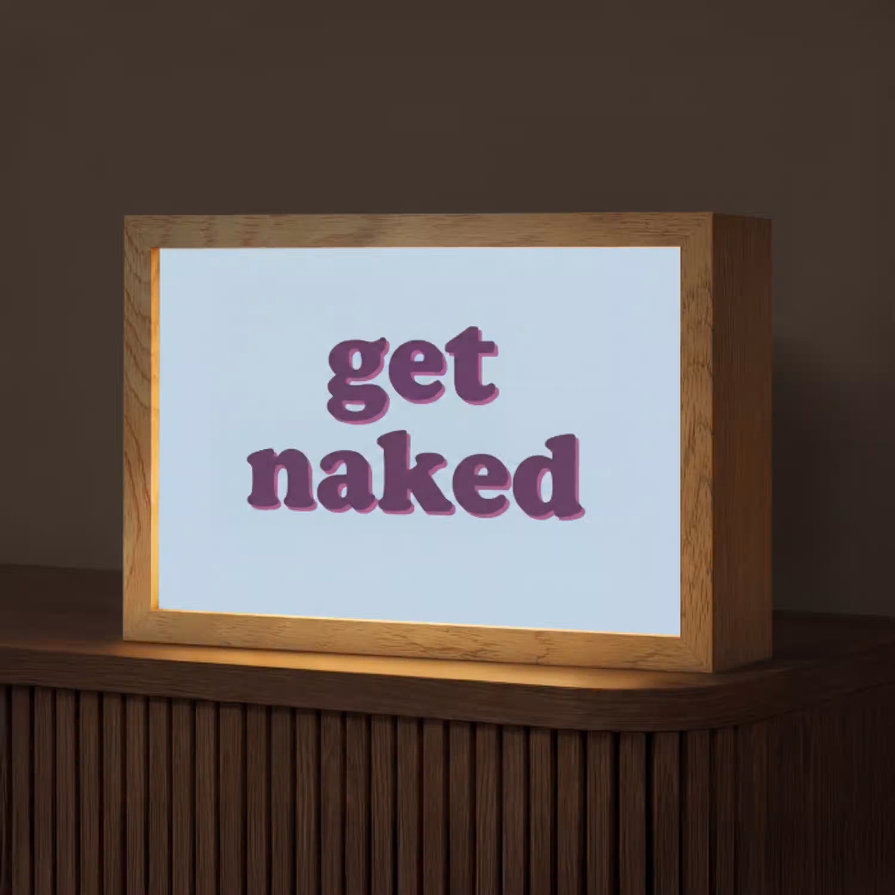 Speels - Boodschap - Blauw Light Box met kabel (Tafellamp) klein -z3d_website