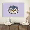 Pinguïn - Paars - Schattig PET vilt middel -sfeer1