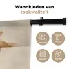Goud - Vrouw - Rechthoeken Wandkleed katoen klein -sfeer2