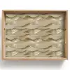 Golven - Patroon - Goud Dienblad Rechthoek middel 911 -z3d_shopping