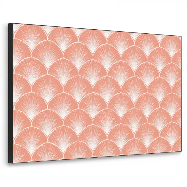Art Frame - Fächer - Motiv - Lachsrosa