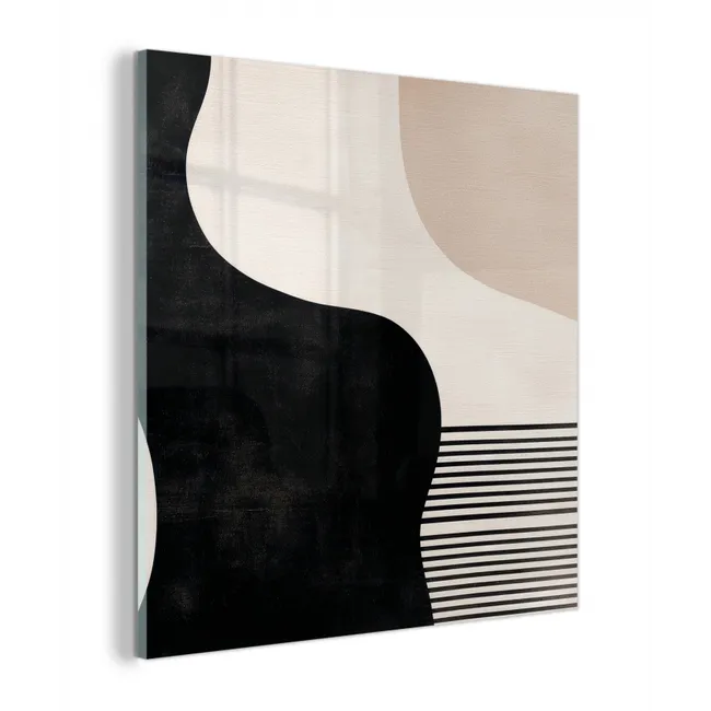 Abstract - Japandi - Beige - Modern plexiglas 5mm klein -z3d