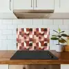 Geometrie - Modern - Retro keuken achterwand spatscherm klein 900 -sfeer2
