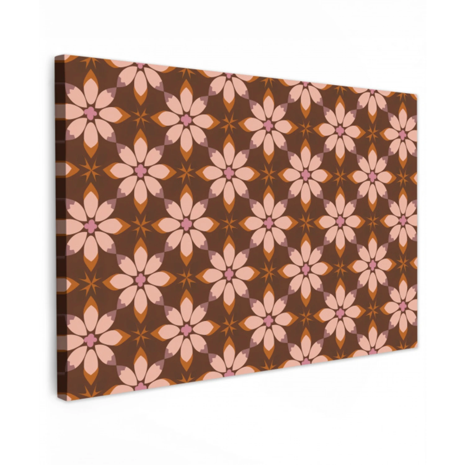 Klassiek - Retro - Bruin canvas 2cm klein 34 -z3d