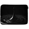Zwart - Water - Druppel laptophoes neopreen klein -zkaufland3dotto