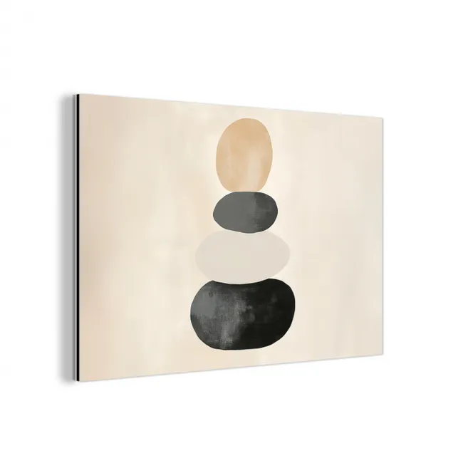 Japandi - Wabi sabi - Beige aluminium wit klein -3d