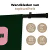 Tekstwolk - BLAH BLAH BLAH - Roze Wandkleed katoen middel -sfeer2