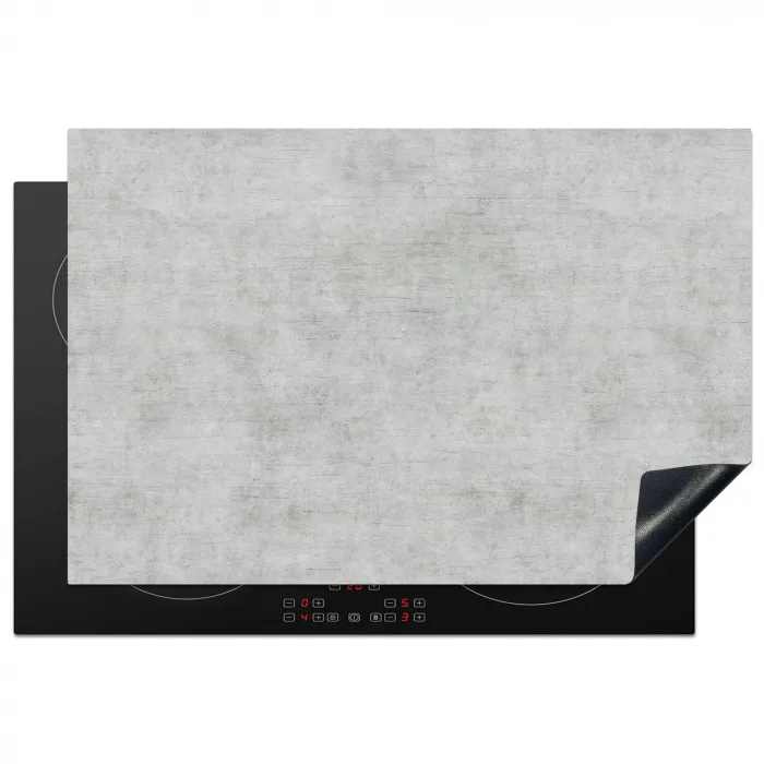 Beton - Grijs - Industrieel - Patroon Inductie beschermer vinyl 3mm klein 276 -3d