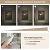 Bloemen - Vaas - Zwart Light Box met kabel (Tafellamp) klein -USP_dimbaarNL