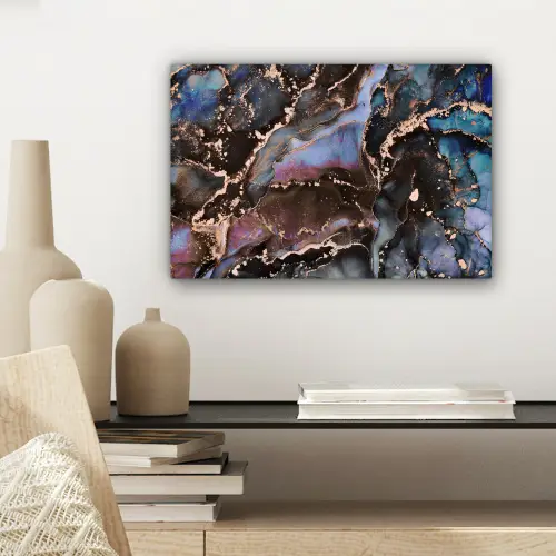 Marmer - Goud - Rosé canvas 2cm klein -sfeer6