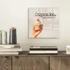 Cupcake - Zoet - Kers plexiglas 5mm klein -sfeer1
