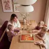 Pizza - Kaas - Rood - Pepperoni Dienblad Rechthoek middel -sfeer4