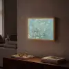 Amandelbloesem - Van Gogh - Kunst - Bloemen Light Box met batterij (Wandlamp) middel -sfeer1