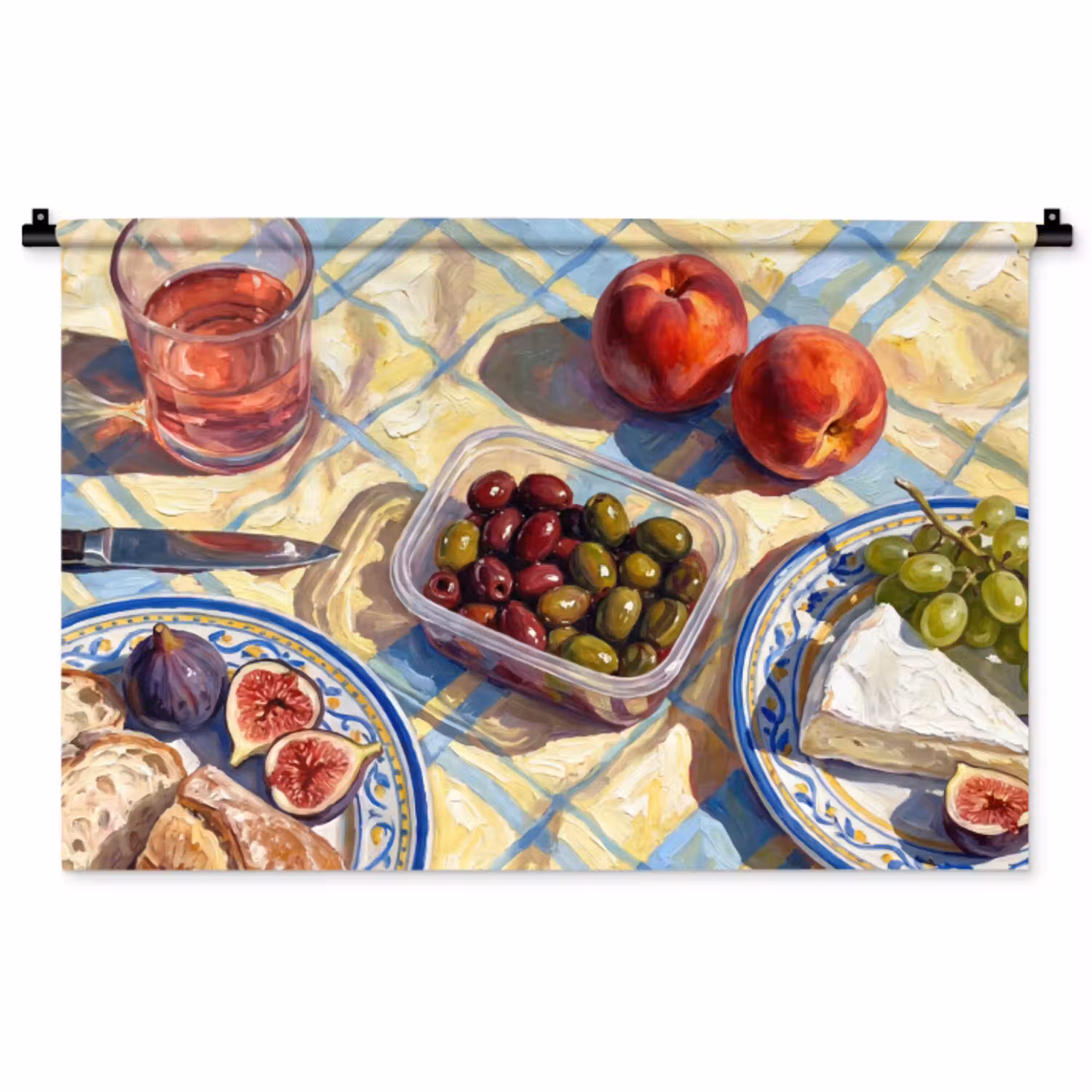 Eten - Picknick - Zomer Wandkleed katoen middel -zz3d