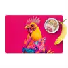 Haan - Kleurrijk - Kimono - Roze Placemat vinyl groot -zzzproduct_Kitchenyeah-website