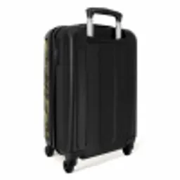 Botanisch - Bladeren - Groen NBS - Handbagage koffer - Volwassenen Unisex middel -achterkant