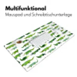 krokodillen - Speels - Groen Muismat XXL klein 681 -ysfeer4_duits