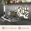Abstract - Lijnen - Modern - Beige keuken achterwand spatscherm klein -usp_NL