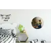 Het melkmeisje - Kunst - Oude meesters - Vermeer Wandcirkel aluminium klein -kinderkamer