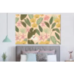 Patroon - Bloemen - Kleurrijk forex 5mm xxl -slaapkamer