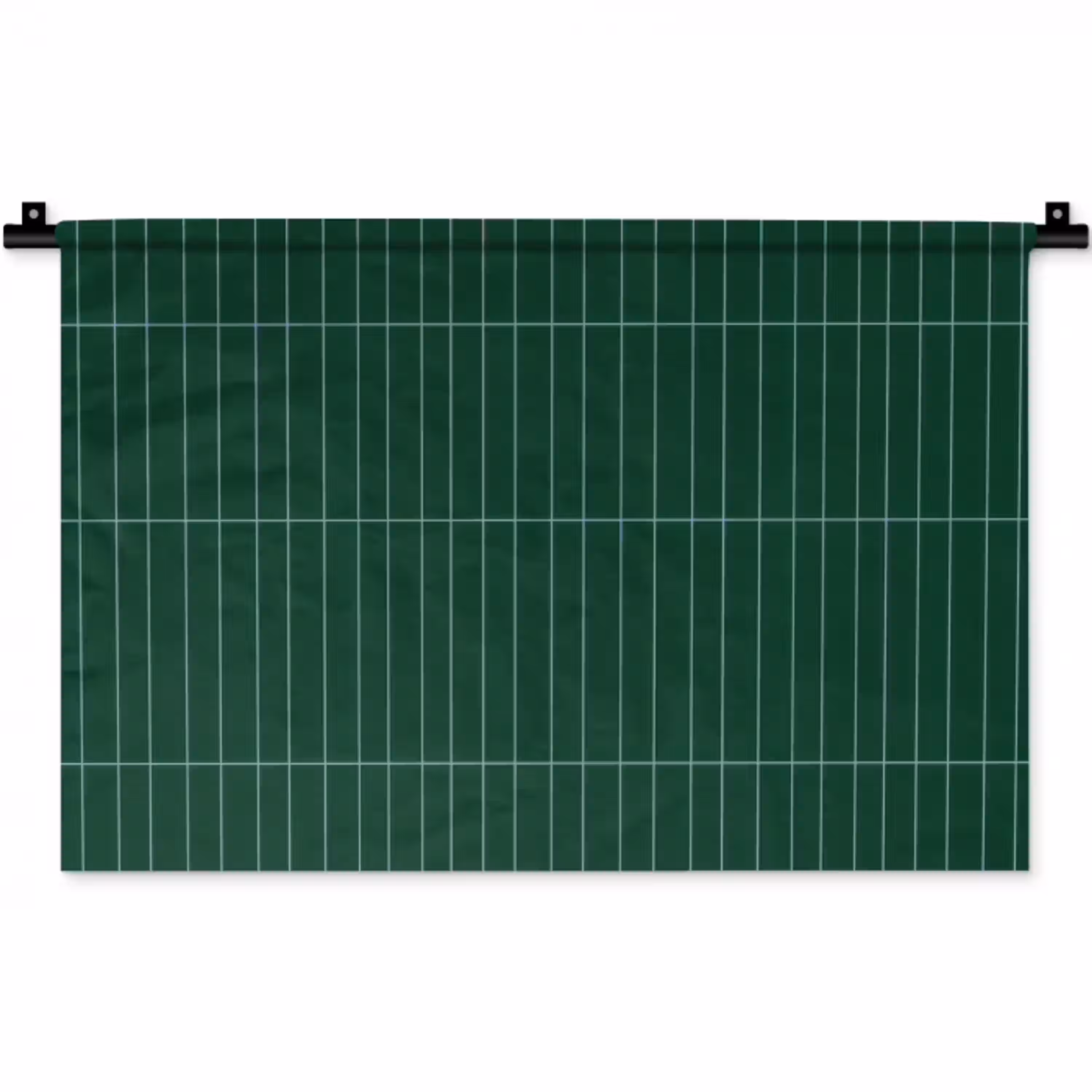Patroon - Tegels - Donkergroen Wandkleed katoen klein 269 -zz3d
