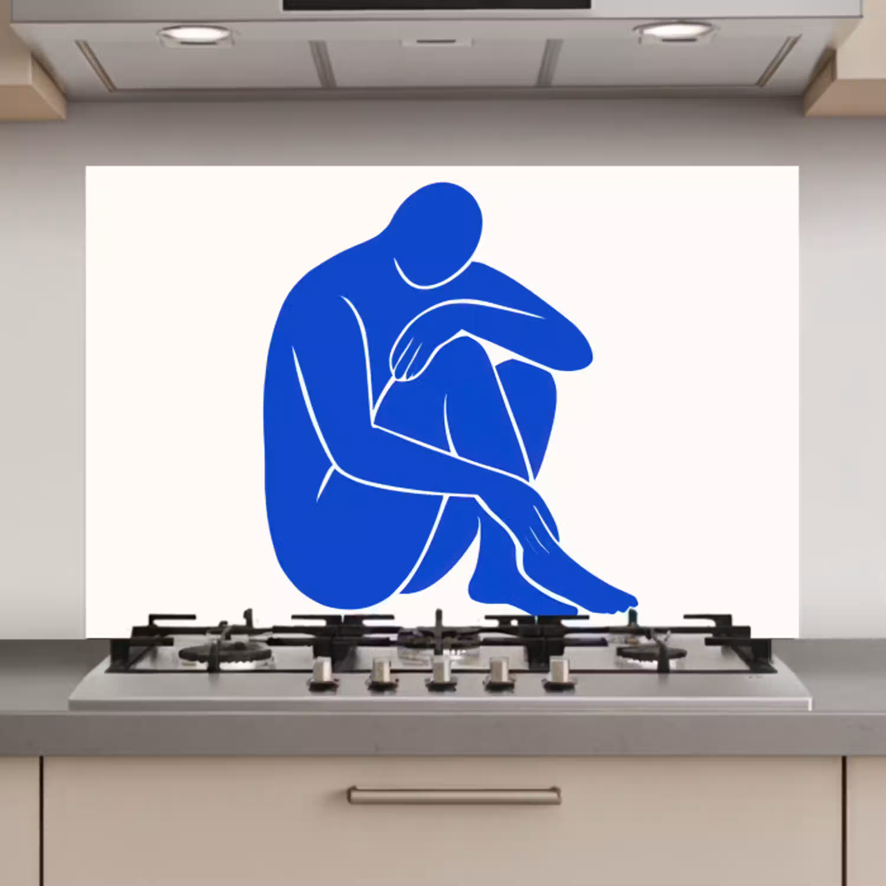 Lichaam - Abstract - Blauw keuken achterwand spatscherm klein -3d_website