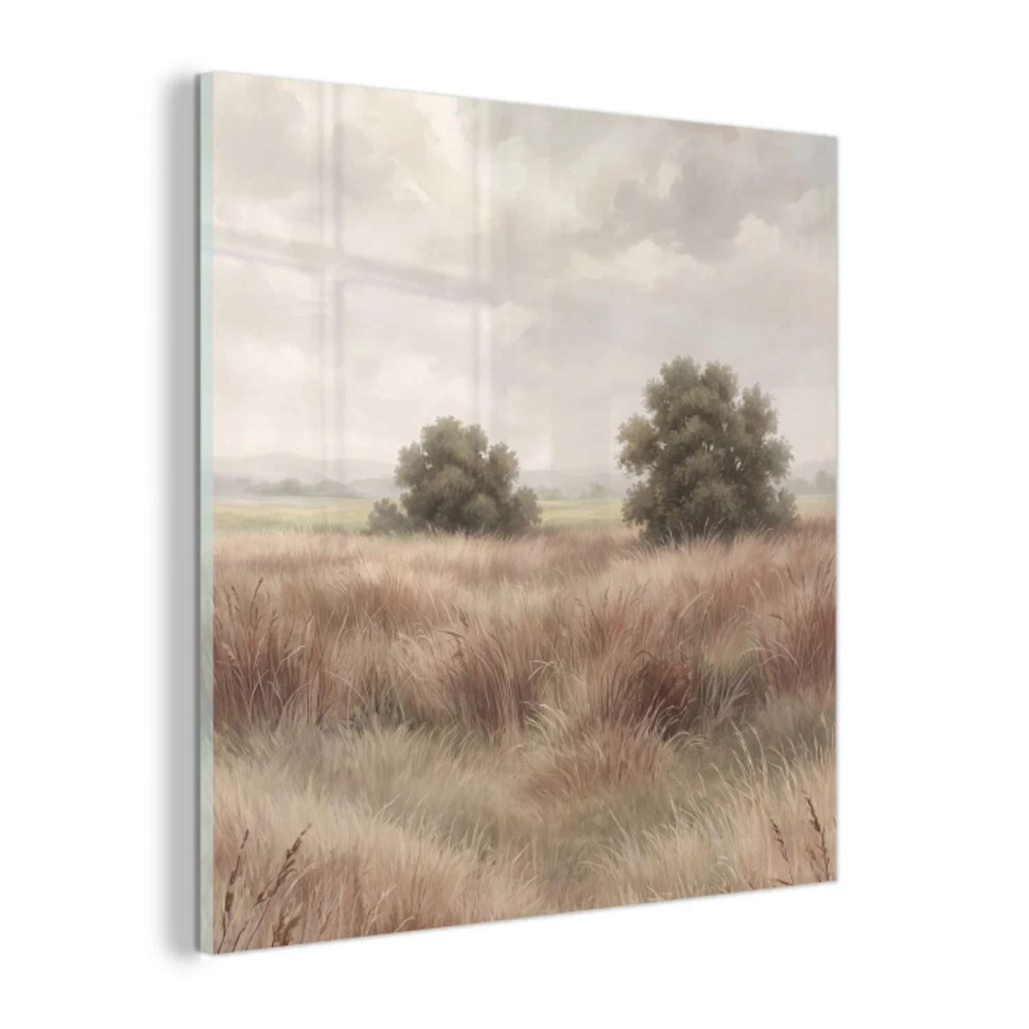 Landschap - Minimalistisch - Beige plexiglas 5mm klein -z3d