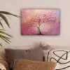 Boom - Roze - Goud - Modern canvas 2cm klein -sfeer1