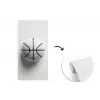 Basketbal - Wit - Schaduw - Lijnen fotobehang vinyl groot -3d