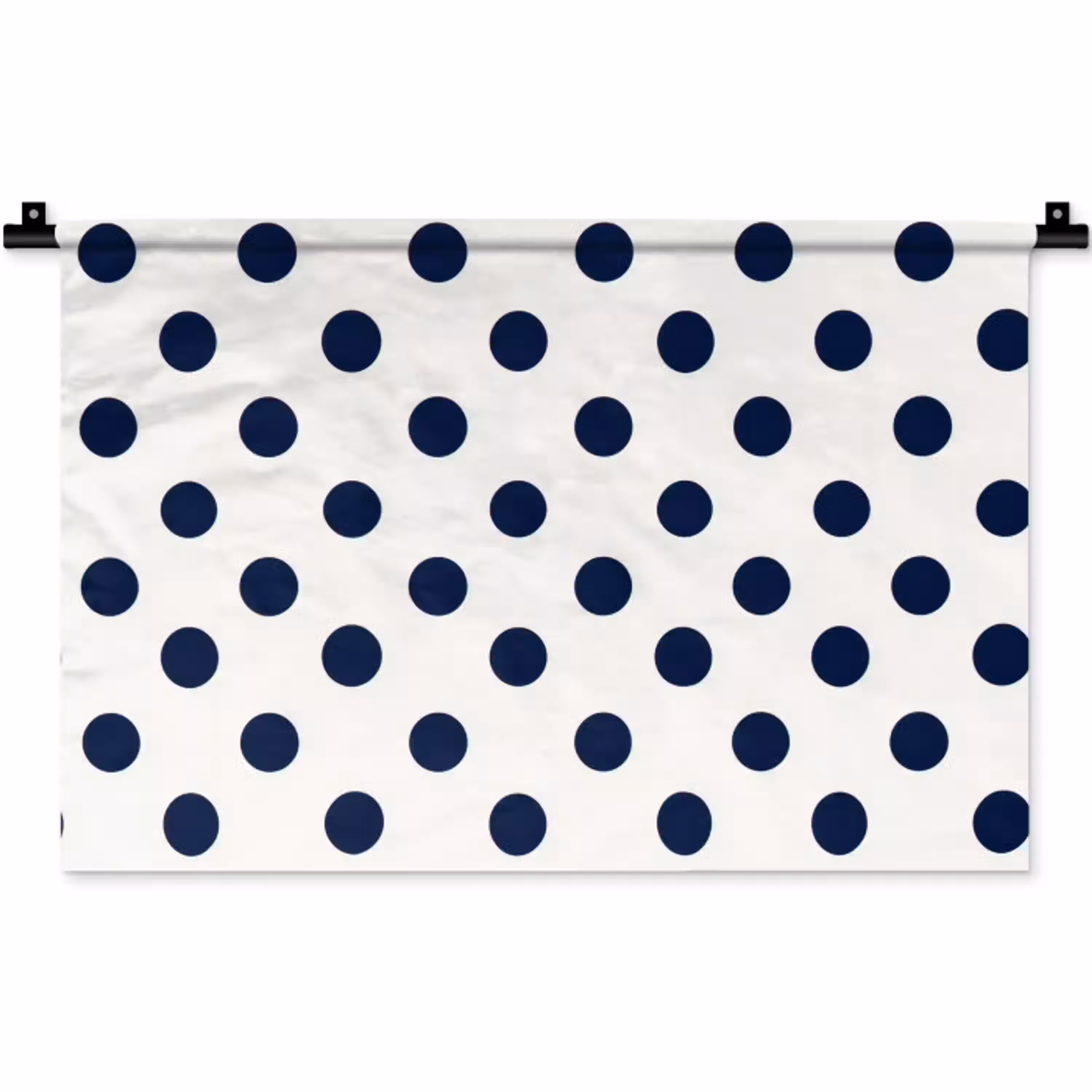 Klassiek - Stippen - Blauw Wandkleed katoen klein 269 -zz3d
