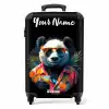 Panda als Tropische Street Art NBS - Handbagage koffer - Kinderen Unisex middel -productfoto_recht