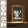 Theaterzaal - Mist - Spotlights - Zwart Light Box met kabel (Tafellamp) klein -USP_NL