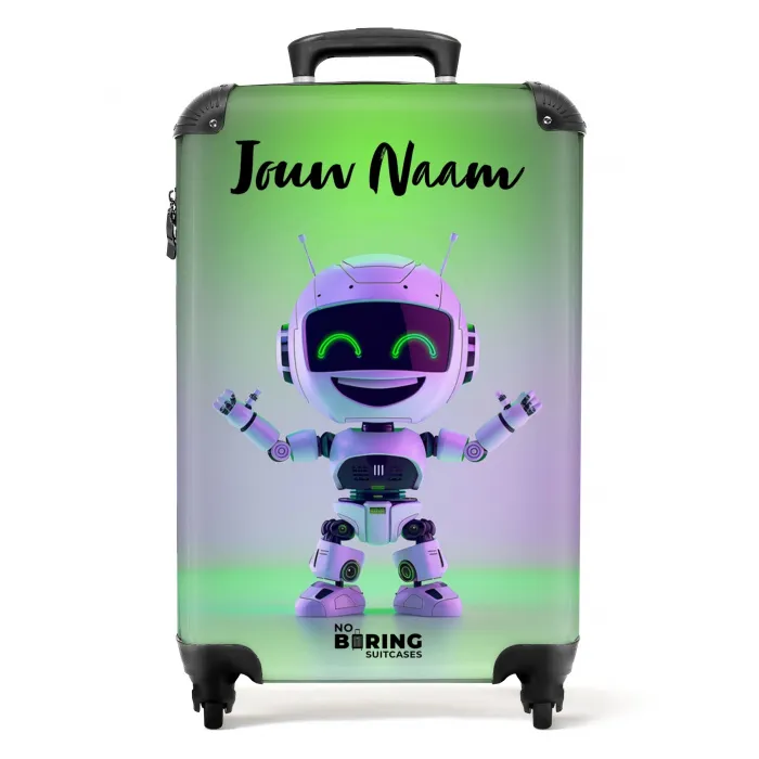 Neon Nicky NBS - Handbagage koffer - Kinderen Unisex middel -productfoto_recht