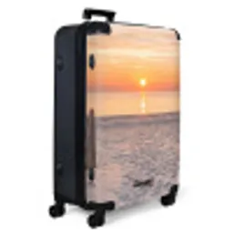 Zonsondergang - Strand - Zand NBS - Large koffer - Volwassenen Unisex groot -product1