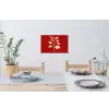 Silhouet - Bladeren - Tak Muursticker klein -eettafel