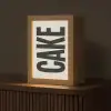 Beige - Japandi - Cake - Decoratie Light Box met kabel (Tafellamp) klein -z3d_website