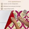 Retro - Floraal - Paars keuken achterwand spatscherm klein 900 -spatscherm_NL