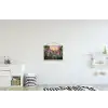 Vingerhoedskruid - Bloemen - Tuin textielposter latten blank klein -kinderkamer