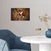 Vijzel - Kruiden - Lepels - Specerijen - Bruin - Peper poster papier klein -sfeer3