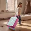 Beertjes in luchtballonnen tussen wolken en ballonnen Kinderkoffer - Roze klein -sfeer1
