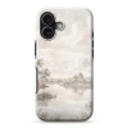 Landschap - Water - Natuur - Sepia Toughcase MagSafe Apple iPhone 17 klein -3d