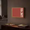 Schuin - Loveyou - Rood Light Box met batterij (Wandlamp) middel -sfeer1