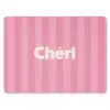 Gestreept - Roze - Chéri muismat rubber klein -3d