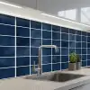 Tegel - Modern - Blauw keuken achterwand 2 middel 871 -3d_schuin